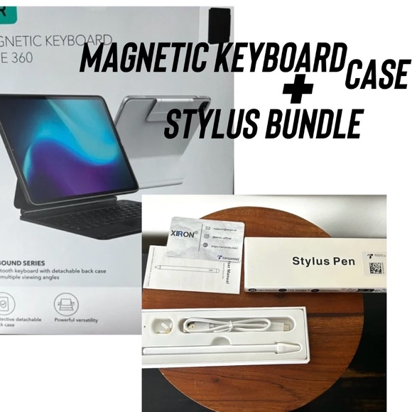 ESR Rebound Series iPad Air 13" (M2, 2024) Magnetic Keyboard Case + Stylus Pen - Picture 1 of 8